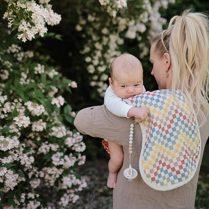 FRIGG Natural Rubber Baby Pacifier 6-Pack Earthy Wonder | Made in Denmark | BPA-Free (0-6 Months)