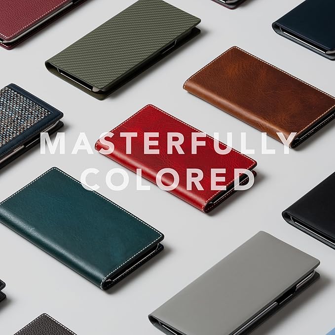 D7 Italian Wax Leather Wallet Case for iPhone 15 - [2-in-1] Handcrafted Detachable Diary Style with Magnetic MagSafe Back Cover, Gift Box Included (Blue)