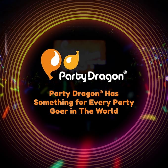 Glow Fever Glow in The Dark Sticks - 100 ct 6" Glow Sticks Bulk Party Pack with End Caps & Lanyards - Glow Party Favors for Concert, Festival, & Wedding Neon Light Sticks by Party Dragon, Green