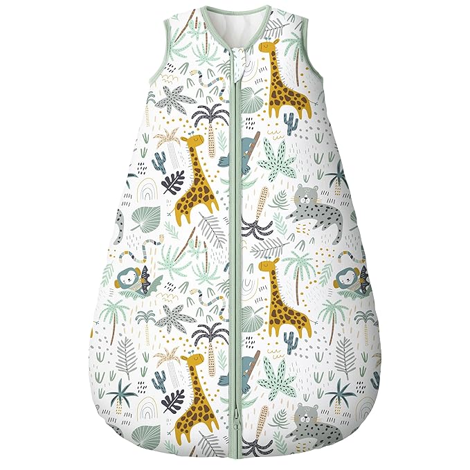 Yoofoss Baby Sleep Sack 18-24 Months, TOG 2.5 Baby Wearable Blanket with 2-Way Zipper, 100% Organic Cotton Fabric Winter Newborn Sleeping Sack, Warm Soft Comfy