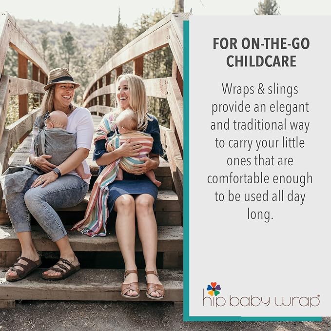 Hip Baby Wrap Ring Sling Baby Carrier for Infants and Toddlers - Beautiful, 100% Soft Cotton Baby Wraps Carrier for Babies 8-35 lbs - Perfect Baby Shower Gifts Moms and Dads - Nursing Cover (Olive)