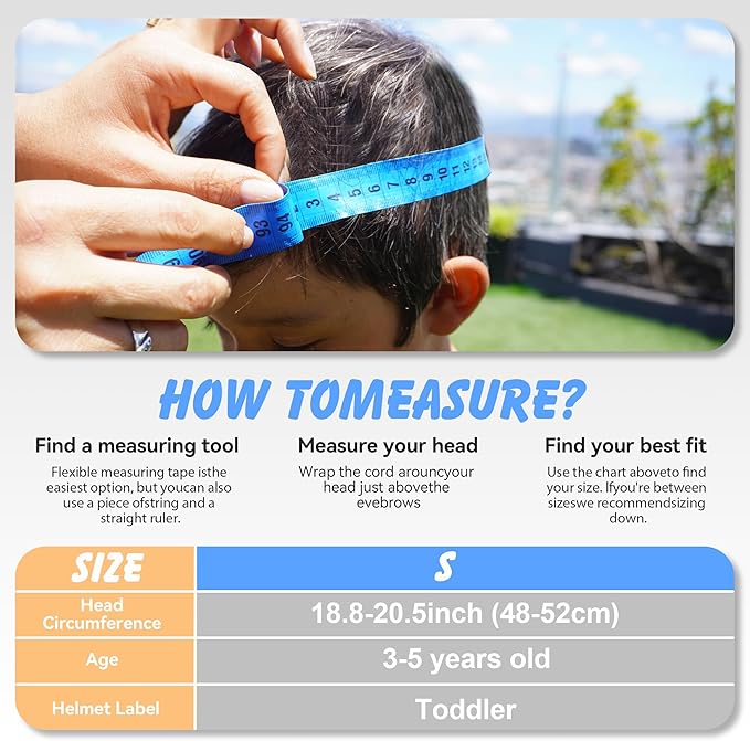 Kid Bicycle Helmets, LX LERMX Kids Bike Helmet Ages 3-5/5-14 Adjustable from Toddler to Youth Size, Durable Kids Bike Helmet with Fun Designs for Boys and Girls