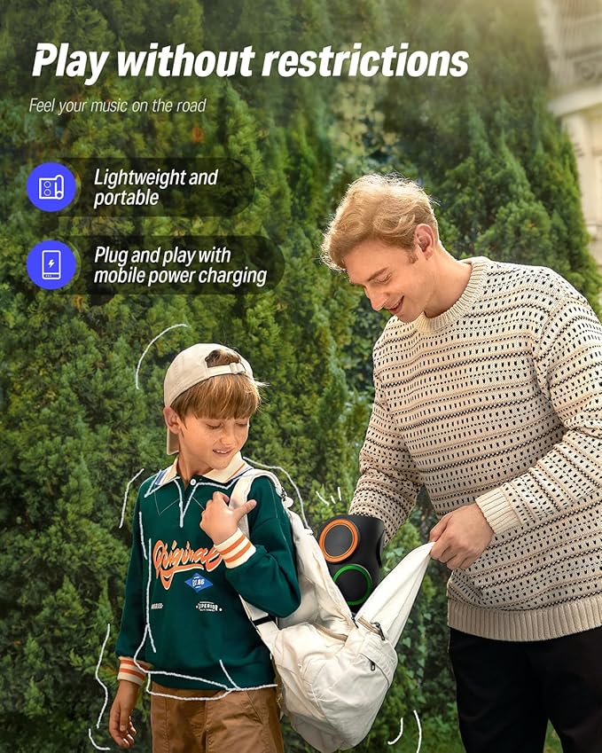 Donner Electric Drum Set Upgrated, 7 Pads Electronic Drum Pad Roll Up Quiet Drum Pad Built-in Speaker, 40 Lessons Included, Kids Holiday Christmas & Birthday Gift Instrument Toys(DED-20R) New