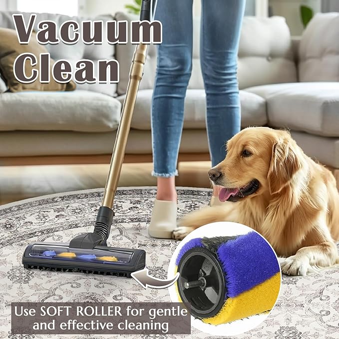 jinchan Round Rug 8ft Washable Circle Soft Rug - Low Pile Vintage 8'Round Indoor Beige Floral Print Stain Resistant Boho Carpet Ultra-Thin Non-Slip for Living Room Bedroom Dining Room Kitchen