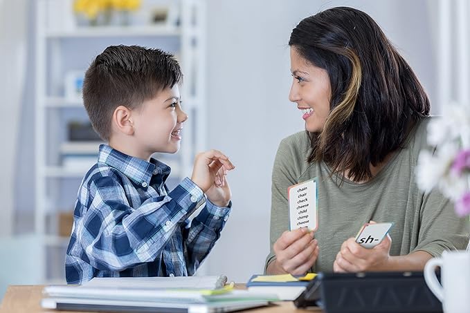 Teacher Created Resources Initial Consonants, Blends & Digraphs Flash Cards (EP62044) 3-1/8" x 5-1/8"