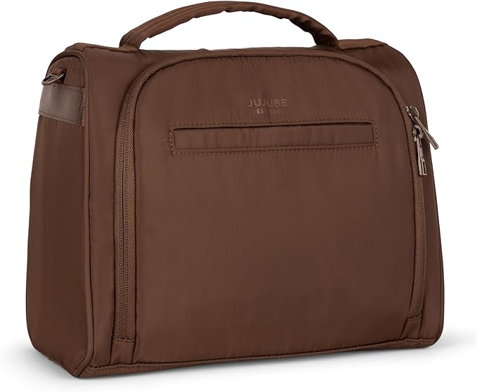 JuJuBe Insulated Bottle Bag, Breastmilk Storage Bag for Baby Bottles, Travel Insulated Lunch or Cooler with Handle, Waterproof Lining for Nursing, Milk, Food, Baby Formula, Snacks, Daycare, Espresso