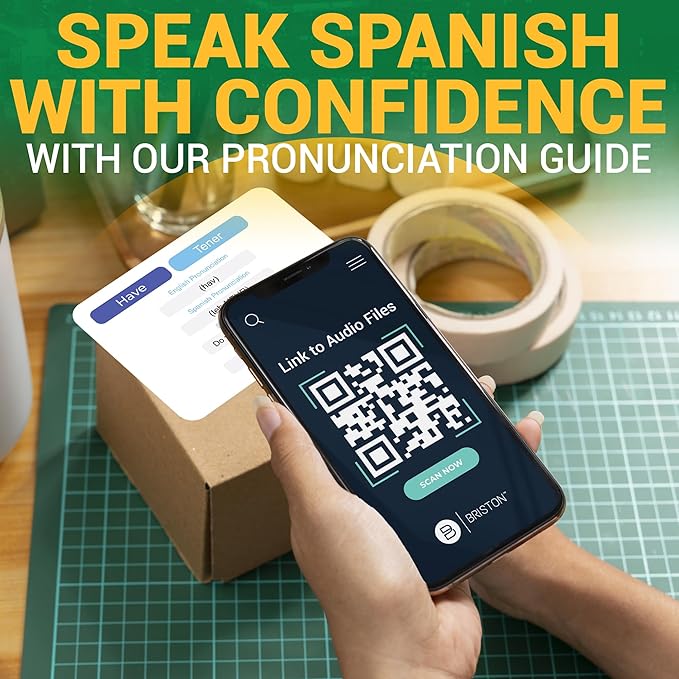 Spanish Vocabulary Flash Cards – 600 Full Color Cards [Updated 2025 Edition] Educational Language Learning Resource - Memory & Sight Words – Game Like Play - Kids, Grade School, Classroom, Homeschool