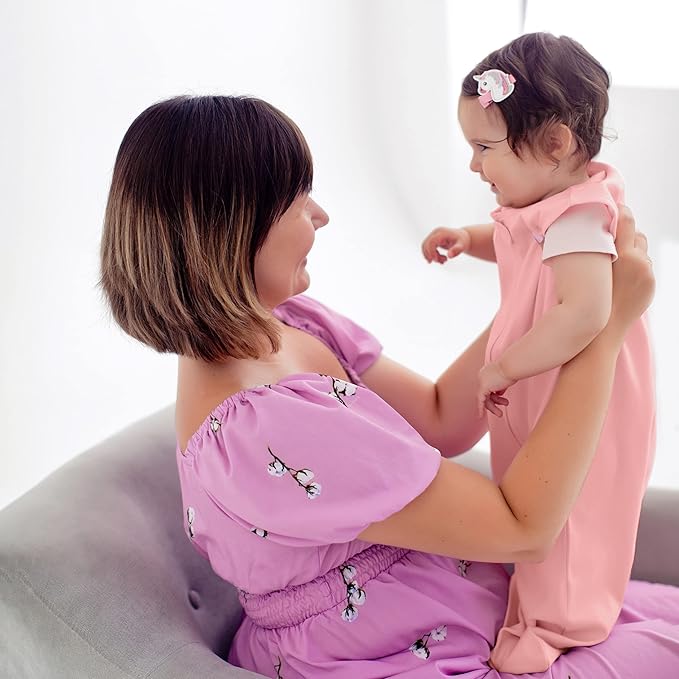 Mama Cheetah Baby Sleep Sack 0.5 TOG, Organic Cotton Baby Wearable Blanket with Two-Way Zipper, Swaddle Transition Baby Sleeping Bag for Newborn Infant Toddler Boy Girl, 18-24 Month