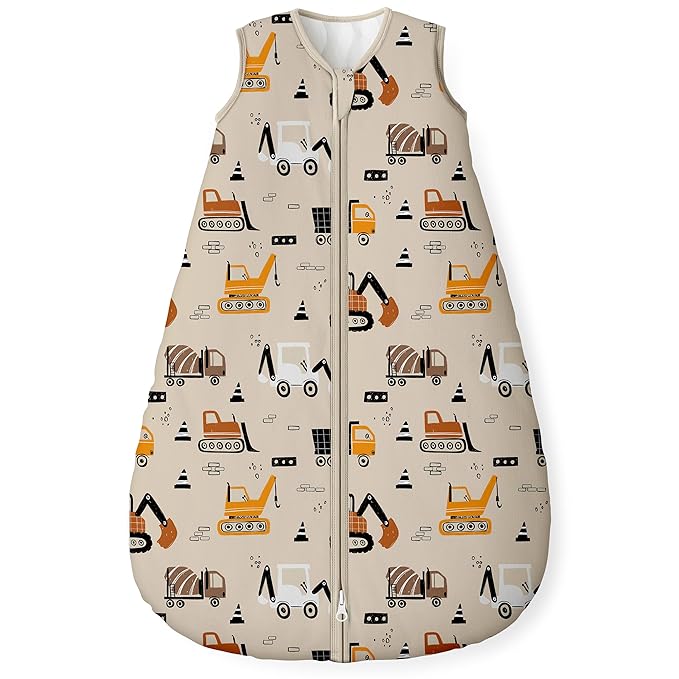 Yoofoss Baby Sleep Sack 12-18 Months, 1.5 Tog Baby Wearable Blanket with 2-Way Zipper, 100% Cotton Organic Fabric Winter Infant Sleeping Sack, Warm Soft Comfy