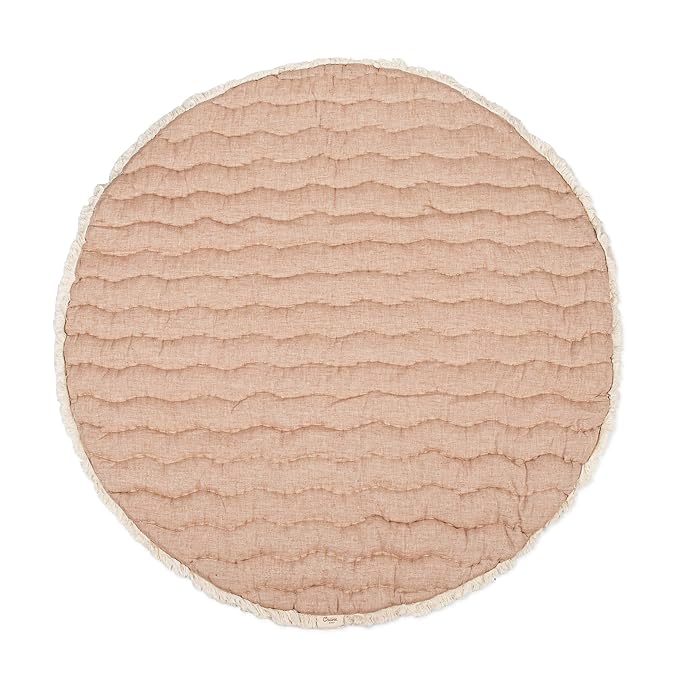 Crane Baby Baby Activity Mat, Woodland Animal Nursery Decor, Reversible Infant Play Mat for Tummy Time and Floor Activities, Infant Play Mat, 40" X 40"