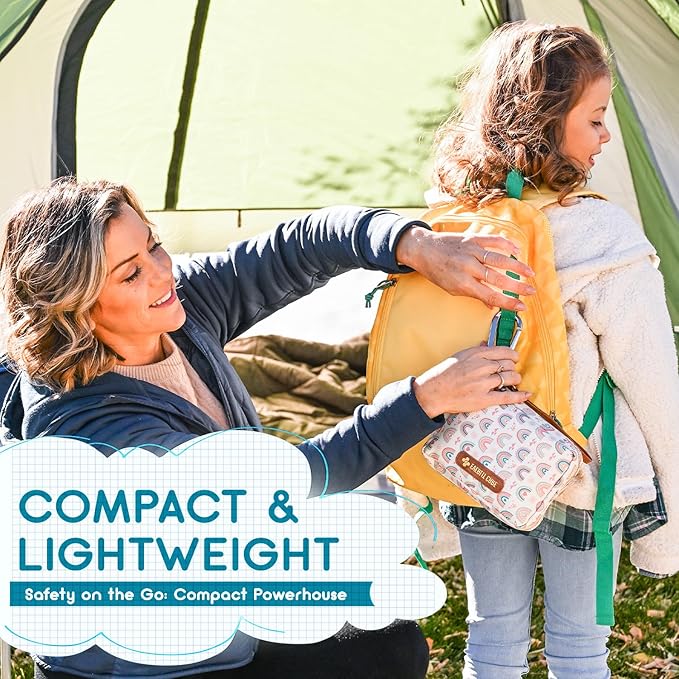 EVERLIT Care Rescue Pack | Family-Friendly First Aid Kit for Kids with 200 Pcs Medical Supplies | Travel-Friendly Compact Storage Bag for Home, Car, Travel, Camping, Adventure (Galaxy)