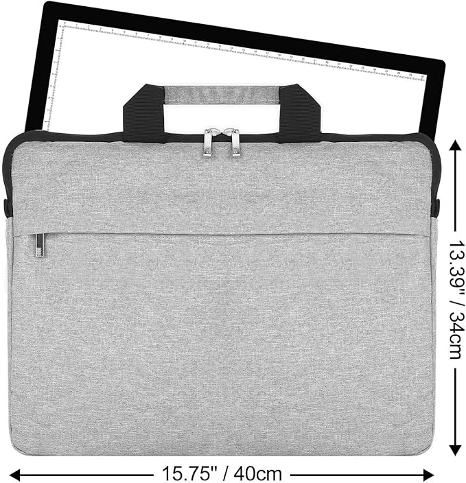 A4 Wireless Battery Powered Light Pad with Case, TOHETO Tracing Light Box Dimmable Brightness Rechargeable LED Light Board Portable Cordless Copy Board for Artist Drawing Sketching X-ray Viewing