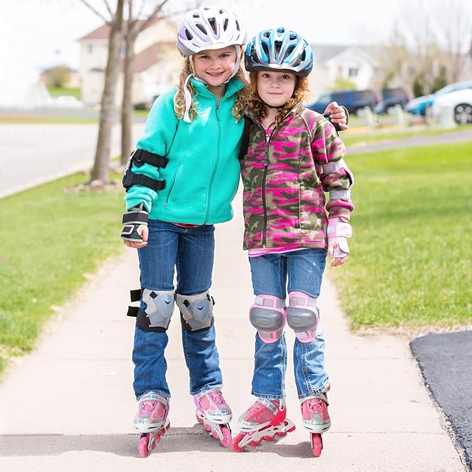 Nattork Blade Roller Skates for Boys with Light Up Wheel, Outdoor & Indoor Illuminating Black Inline Skates for Boys Little Kids Toddler Ages 5-8 4 5 6, Beginners