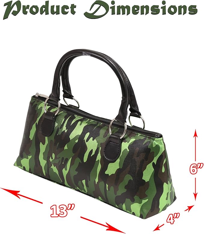 Wine Clutch Bag (Thermal Insulated) Trendy Women's Carry Tote | Holds Red & White 750mL Bottles | Trendy Fashion | Incl. Portable Waiter-Style Corkscrew