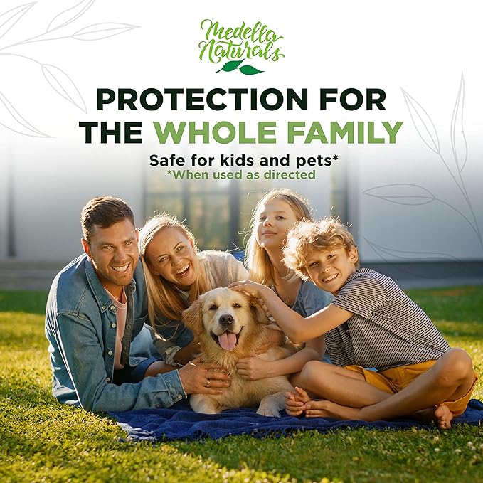 Deet-free Insect & Mosquito Repellent Travel Pack (2, 4, 8oz) – Nice Smelling Insect Repellent with Lemongrass Oil Safe for Pets and Kids – Bug Spray for Mosquitoes, Gnats, Black Flies, and No-see-ums