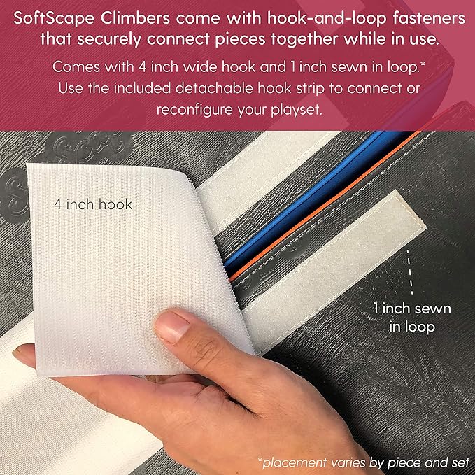 Factory Direct Partners - 11618-LMRS SoftScape Toddler Playtime Climber, Indoor Active Play Structure for Toddlers and Kids, Safe Soft Foam for Crawling and Sliding (3-Piece Set) - Lime/Raspberry