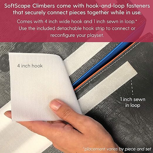 Factory Direct Partners 12366-AS SoftScape Playtime Corkscrew Climber for Infants and Toddlers, Colorful Beginner Soft Foam Structure for Indoor Active Play (5-Piece Set) - Assorted