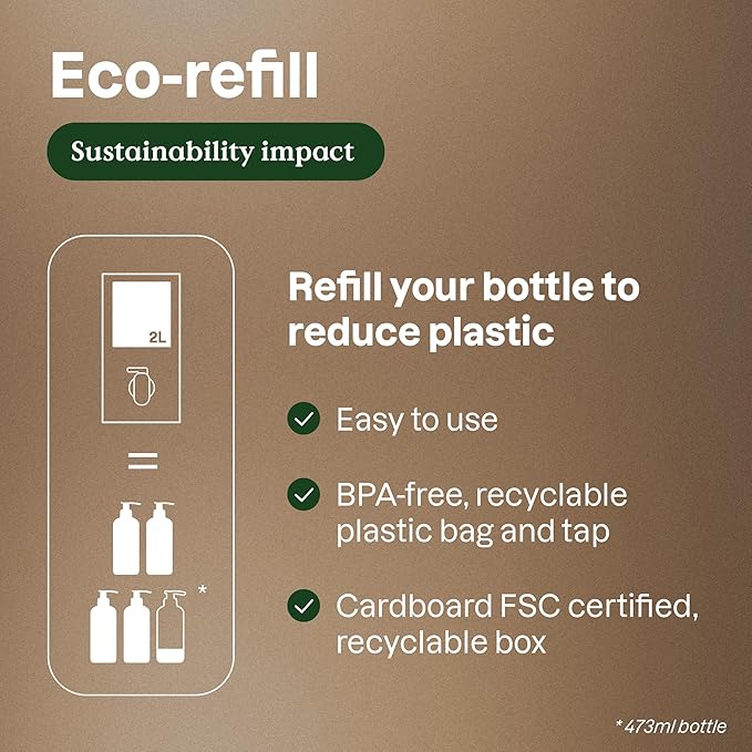 ATTITUDE 2-in-1 Body Wash and Hair Shampoo, EWG Verified Shower Gel, Dermatologically Tested, Made with Naturally Derived Ingredients, Vegan Personal Care, Bergamot and Ylang Ylang, 67.6 Fl Oz