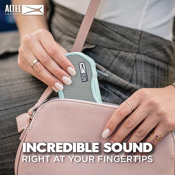 Altec Lansing Baby Boom XL - Waterproof Bluetooth Speaker, Wireless & Portable for Travel & Outdoor Use, Deep Bass & Loud Sound, 1 Pack, Black