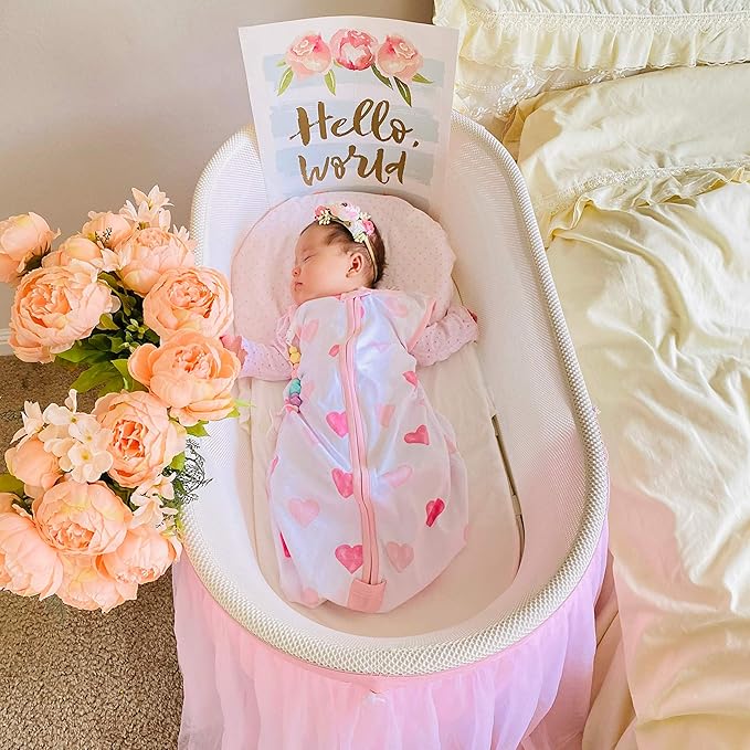 Mama Cheetah Baby Sleep Sack 0.5 TOG, Organic Cotton Baby Wearable Blanket with Two-Way Zipper, Swaddle Transition Baby Sleeping Bag for Newborn Infant Toddler Boy Girl, 0-6 Months