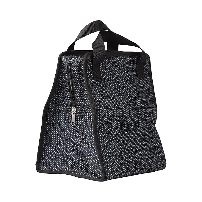 Dr. Brown's Fold & Freeze Bottle Tote, Travel Baby Bottle Insulated Cooler Bag, Store Up to 6 Baby Bottles, Black, BPA Free