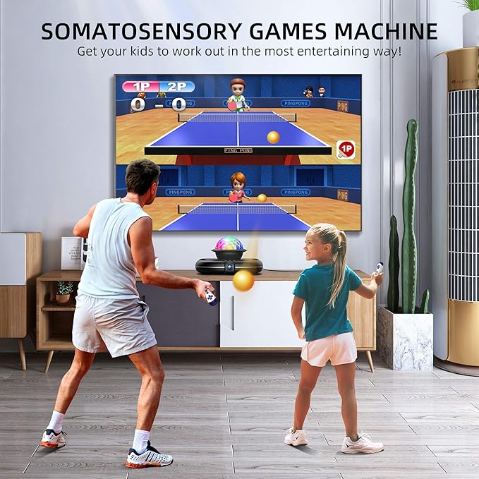 FWFX Dance Mat for Kids & Adults, Wireless Electronic Music Dancing Game for TV, 2-Player Video Game, Active Indoor Games for Family Parties & Basement Fun - Birthday for Boys, Girls